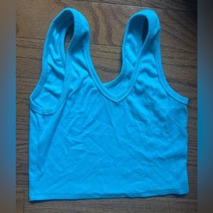 Blue tank top